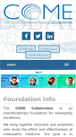 Mobile Screenshot of comecollaboration.org